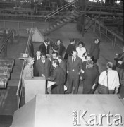 Wrzesień 1971, Katowice, Polska.
Józef Tejchma - wiceprezes Rady Ministrów z wizytą w Hucie Ferrum.
Fot. Kazimierz Seko, zbiory Ośrodka KARTA
