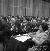 2.11.1971, Katowice, Polska.
Konferencja Komitetu Wojewódzkiego PZPR, uczestnicy na sali obrad.
Fot. Kazimierz Seko, zbiory Ośrodka KARTA
