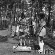 Sierpień 1974, Przyłubsko, Polska.
Obóz hufca ZHP w Zawierciu.
Fot. Kazimierz Seko, zbiory Ośrodka KARTA

