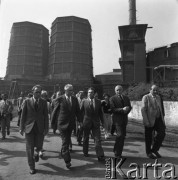 20.09.1975, Śląsk, Polska.
I Sekretarz KC PZPR, Edward Gierek, z wizytą w jednym ze śląskich zakładów pracy.
Fot. Kazimierz Seko, zbiory Ośrodka KARTA
