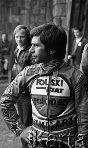 25.06.1978, Chorzów, woj. Katowice, Polska.
Stadion Śląski, finał Mistrzostw Świata Par na Żużlu, polski zawodnik - Edward Jancarz.
Fot. Kazimierz Seko, zbiory Ośrodka KARTA