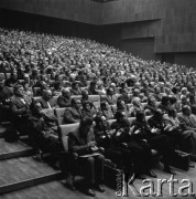 1980, Katowice, Polska.
Uczestnicy Wojewódzkiej Konferencji Polskiej Zjednoczonej Partii Robotniczej.
Fot. Kazimierz Seko, zbiory Ośrodka KARTA