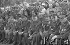 18.08.1980, Katowice, Polska.
Pomnik Powstańców Śląskich, uroczysty apel w 60 rocznicę Powstania Śląskiego.
Fot. Kazimierz Seko, zbiory Ośrodka KARTA