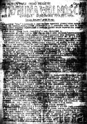 Marzec 1944, Zagłębie Dąbrowskie, Polska.
Okupacyjna prasa podziemna - gazeta 