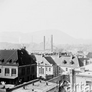 11.10.1969, Wałbrzych, Polska
Panorama miasta, widoczne kominy fabryczne.
Fot. Jarosław Tarań, zbiory Ośrodka KARTA [69-453]
 
