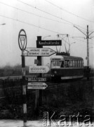 21.11.1962, Warszawa, Polska.
Drogowskaz przy ul. Konstruktorskiej na Służewiu Fabrycznym.
Fot. Jarosław Tarań, zbiory Ośrodka KARTA [62-84]

