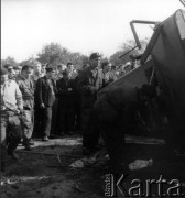 15.09.1962, Warszawa, Polska.
Wypadek drogowy na ul. Nowotki.
Fot. Jarosław Tarań, zbiory Ośrodka KARTA [62-72]

