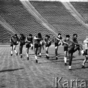18.06.1968, Warszawa, Polska.
Trening piłkarskiej reprezentacji Brazylii na stadionie X-lecia.
Fot. Jarosław Tarań, zbiory Ośrodka KARTA [68-389]
 
