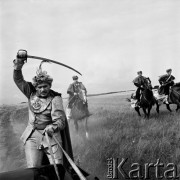 18.08.1968, Warszawa, Polska.
Aktor Tadeusz Łomnicki na planie filmu 