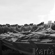 Wrzesień 1969, Warszawa, Polska.
Prace społeczne pod patronatem dziennika 