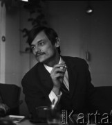 9.03.1969, Warszawa, Polska.
Reżyser radziecki Andrzej Tarkowski.
Fot. Jarosław Tarań, zbiory Ośrodka KARTA [69-369]
 
