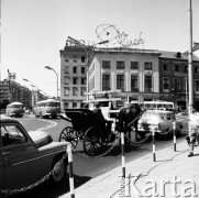 25.06.1969, Warszawa, Polska.
Dorożka na Nowym Świecie.
Fot. Jarosław Tarań, zbiory Ośrodka KARTA [69-438]
 
