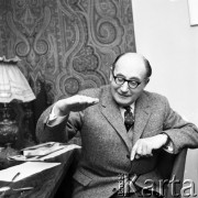 Marzec 1971, Warszawa, Polska.
Stefan Wiechecki 
