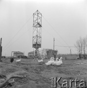 3.11.1972, Gąbin, Polska
Maszt radiowy, pierwsze elementy.
Fot. Jarosław Tarań, zbiory Ośrodka KARTA [72-17]
 
