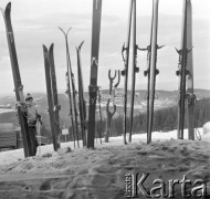 9.02.1972, Szklarska Poręba, Polska
 Wyciąg na Szrenicę, narty.
 Fot. Jarosław Tarań, zbiory Ośrodka KARTA [72-159]
   
