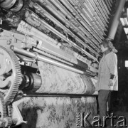 Luty 1972, Kowary, Polska
 Fabryka Dywanów, hala produkcyjna.
 Fot. Jarosław Tarań, zbiory Ośrodka KARTA [72-155]
   
