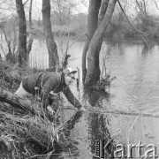 16.04.1972, Polska
 Zawody wędkarskie.
 Fot. Jarosław Tarań, zbiory Ośrodka KARTA [72-197]
   

