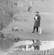 16.04.1972, Polska
 Zawody wędkarskie.
 Fot. Jarosław Tarań, zbiory Ośrodka KARTA [72-199]
   
