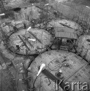 12.10.1973, Warszawa - Żerań, Polska
 Zakłady Zbożowe w budowie.
 Fot. Jarosław Tarań, zbiory Ośrodka KARTA [73-68]
   
