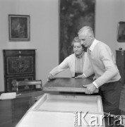 14.11.1974, Warszawa, Polska.
Muzeum Narodowe, przyjazd obrazu Leonarda da'Vinci 