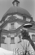 29.06.1974, Warszawa, Polska.
Rynek Nowego Miasta, realizacja filmu 