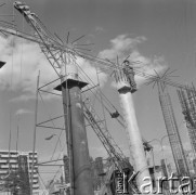 19.09.1974, Warszawa, Polska.
 Budowa estakady przy Dworcu Centralnym.
 Fot. Jarosław Tarań, zbiory Ośrodka KARTA [74-142]
   
