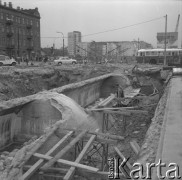 20.06.1974, Warszawa, Polska.
Budowa Dworca Centralnego.
Fot. Jarosław Tarań, zbiory Ośrodka KARTA [74-151]
 
