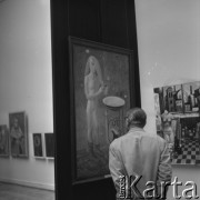 Lipiec 1974, Warszawa, Polska.
Galeria Zachęta, wystawa malarstwa pt. 