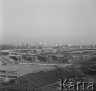 Styczeń 1974, Warszawa, Polska.
Trasa Łazienkowska w budowie.
Fot. Jarosław Tarań, zbiory Ośrodka KARTA [74-217]
 
