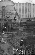 6.01.1975, Warszawa, Polska.
Dworzec Centralny w budowie.
Fot. Jarosław Tarań, zbiory Ośrodka KARTA [75-29]
 
