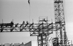 25.02.1975, Warszawa, Polska.
Dworzec Centralny w budowie.
Fot. Jarosław Tarań, zbiory Ośrodka KARTA [75-23]
 
