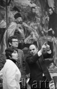 29.01.1975, Warszawa, Polska.
Muzeum Narodowe, oprawianie w nową ramę obrazu 