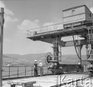 25.06.1976, powiat Żywiec, Polska
Elektrownia szczytowo-pompowa Porąbka-Żar w budowie.
Fot. Jarosław Tarań, zbiory Ośrodka KARTA [76-180]

