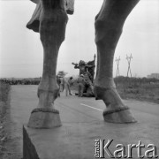 29.09.1976, Kraków, Polska
Elementy odbudowanego Pomnika Grunwaldzkiego, przygotowania do transportu.
Fot. Jarosław Tarań, zbiory Ośrodka KARTA [76-3]

