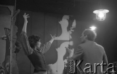 2.02.1977, Warszawa, Polska.
Teatr Powszechny, mała scena, przedstawienie 