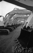 23.11.1977, Warszawa, Polska.
Zakłady Maszyn Budowlanych im. Ludwika Waryńskiego, koparki.
Fot. Jarosław Tarań, zbiory Ośrodka KARTA [77-156]
