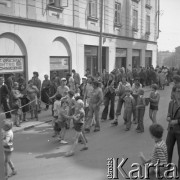 6.05.1977, Przemyśl, Polska
II Ogólnopolski Festiwal Orkiestr Podwórkowych. Kapela podwórkowa z Chodakowa.
Fot. Jarosław Tarań, zbiory Ośrodka KARTA [77-18]