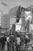 10.03.1977, Warszawa, Polska.
Rozbiórki domów przy ulicy Chmielnej.
Fot. Jarosław Tarań, zbiory Ośrodka KARTA [77-197]
