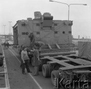 16.02.1977, Polska
Transport elementów walcowni dla Huty 