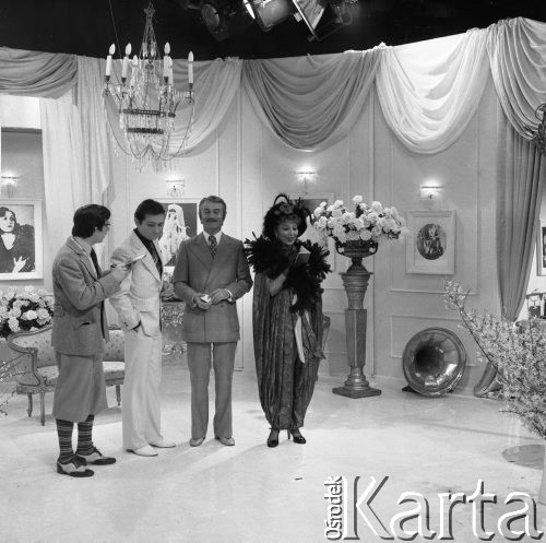 Maj 1978, Warszawa, Polska.
Przedstawienie Teatru Telewizji 