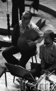Wrzesień 1978, Warszawa, Polska.
Filharmonia Narodowa, muzycy podczas próby koncertu.
Fot. Jarosław Tarań, zbiory Ośrodka KARTA [78-17]