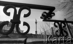 10.03.1978, Warszawa, Polska.
Plac Zamkowy w czasie przebudowy, Kolumna Zygmunta.
Fot. Jarosław Tarań, zbiory Ośrodka KARTA [78-114] 
