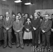 19.12.1979, Warszawa, Polska.
Pożegnanie redaktorów 