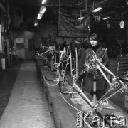 8.01.1980, Bydgoszcz, Polska
Pracownicy Zakładów Rowerowych 