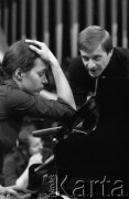 2-19.10.1980, Warszawa, Polska.
X Międzynarodowy Konkurs Pianistyczny im. Fryderyka Chopina, laureatka V nagrody Ewa Pobłocka.
Fot. Jarosław Tarań, zbiory Ośrodka KARTA [80-13]
