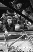 2-19.10.1980, Warszawa, Polska.
X Międzynarodowy Konkurs Pianistyczny im. Fryderyka Chopina, laureatka VI nagrody Irina Pietrova.
Fot. Jarosław Tarań, zbiory Ośrodka KARTA [80-14] 
