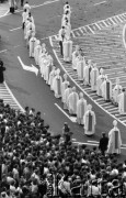 31.05.1981, Warszawa, Polska.
Pogrzeb Kardynała Stefana Wyszyńskiego, grupa biskupów i arcybiskupów.
Fot. Jarosław Tarań, zbiory Ośrodka KARTA [81-24] 
