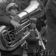 Czerwiec 1981, Koszalin, Polska
Festiwal Orkiestr Dętych Ochotniczych Straży Pożarnych.
Fot. Jarosław Tarań, zbiory Ośrodka KARTA [81-36] 
