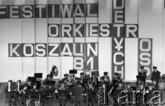 Czerwiec 1981, Koszalin, Polska
Festiwal Orkiestr Dętych Ochotniczych Straży Pożarnych.
Fot. Jarosław Tarań, zbiory Ośrodka KARTA [81-37] 
