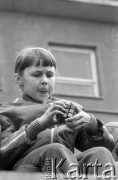 18.04.1982, Warszawa, Polska.
Zawody w układaniu kostki Rubika.
Fot. Jarosław Tarań, zbiory Ośrodka KARTA [82-33]